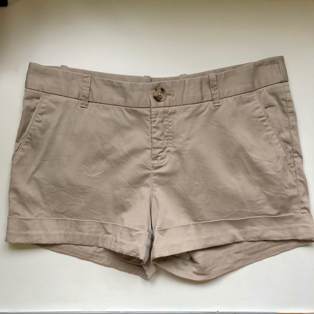 Talula beige khaki shorts